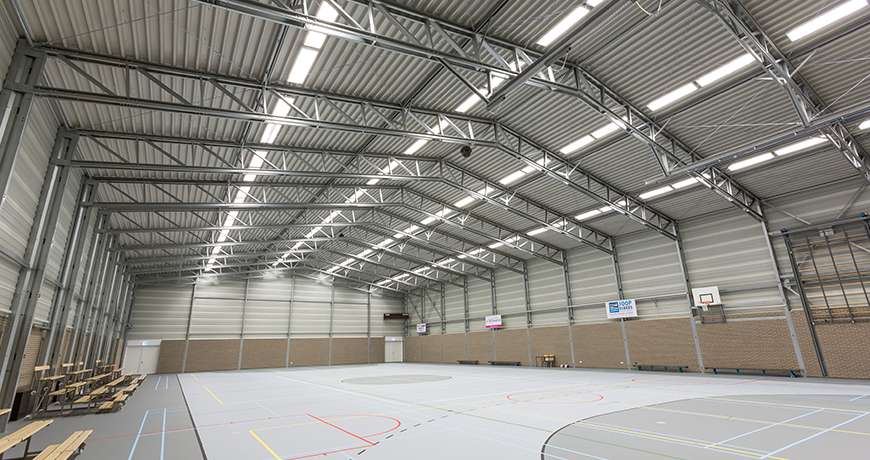 Sports Hall multifunctional fields capacity safe dry fast