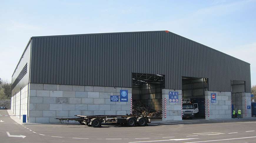 industry buildings recycle steel storage bulk