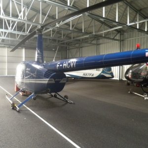 industrielle hangarer for helikoptere