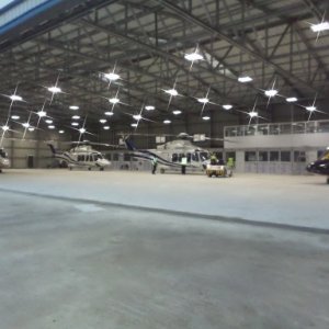 Frisomat hangar for luftrafik
