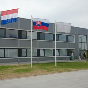 produktionshalsbygninger i Belgien
