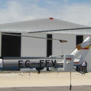 hangarer for helokoptere